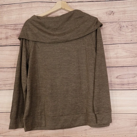 NWT DG2 DIANE GILMAN BROWN PULLOVER SWEATER WOMENS SIZE M MEDIUM NEW! - Picture 3 of 8